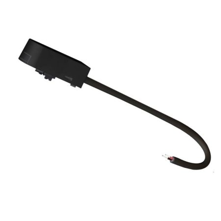 Conector a red Carril SLIM 48V, negro