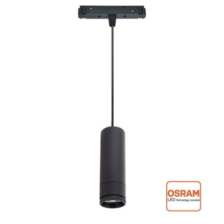 RAIL PENDANT 190*60mm, 8W, ajustable 15º-60º, Blanco cálido
