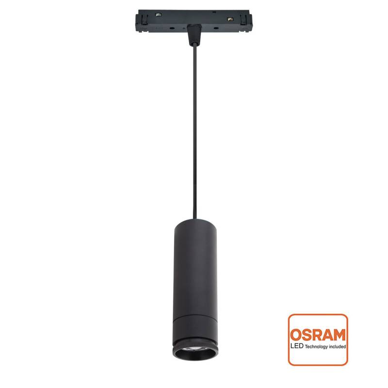 RAIL PENDANT 190*60mm, 8W, ajustable 15º-60º, Blanco cálido