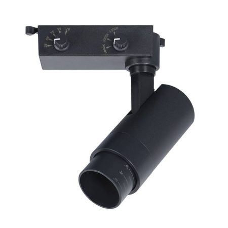 Foco carril Monofásico PIKE RAIL LED 3-5-7-9-12W, 3CCT, 15º-60º, negro, 3000-4000-6000K