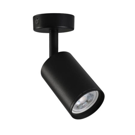 Foco Superficie COOK Led, 7W, negro, Blanco cálido