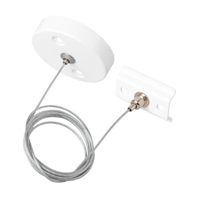 Colgante para carril monofásico, 2m, blanco