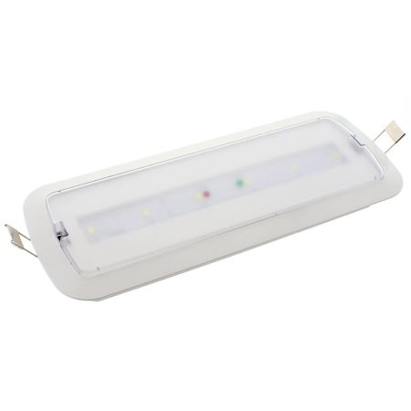 Luz de emergencia LED NICELUX con AUTO-TEST, Permanente / No permanente, Blanco frío
