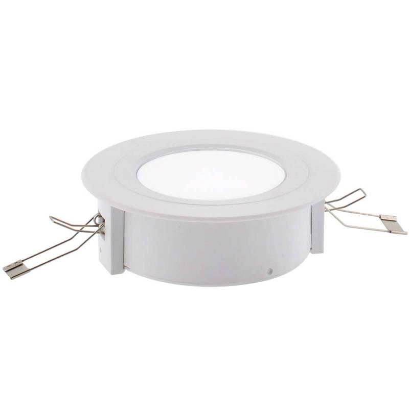 Luz de emergencia Led ZOR AUTO-TEST, Superficie / Empotrado, Blanco frío