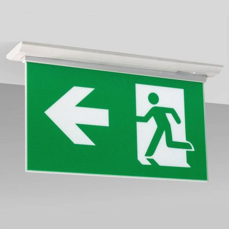 Luz de emergencia LED SIGN Empotrada SL1, Blanco frío