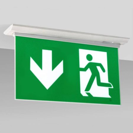 Luz de emergencia LED SIGN Empotrada SL2, Blanco frío