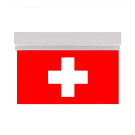 Luz de emergencia LED SIGN Superficie SL104, Blanco frío