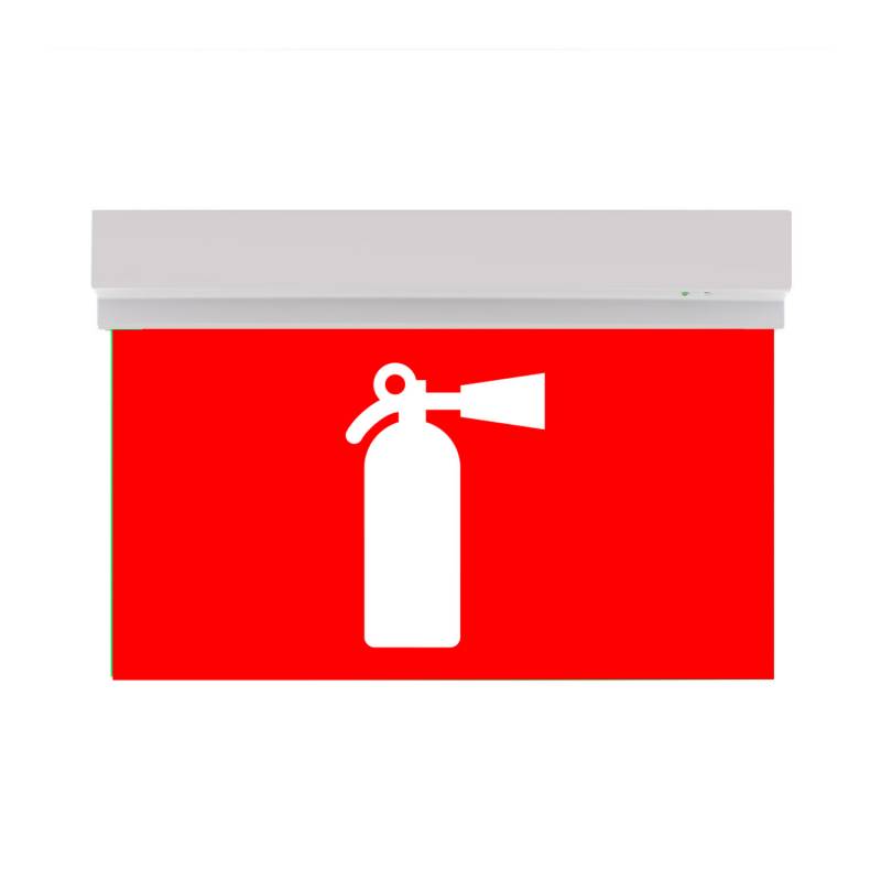 Luz de emergencia LED SIGN Superficie SL106, Blanco frío