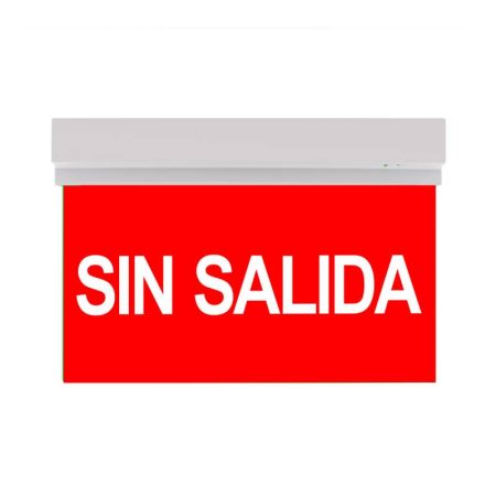 Luz de emergencia LED SIGN Superficie SL107, Blanco frío