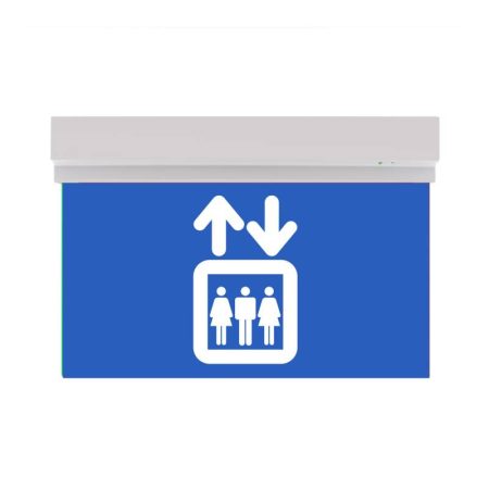 Luz de emergencia LED SIGN Superficie SL110, Blanco frío