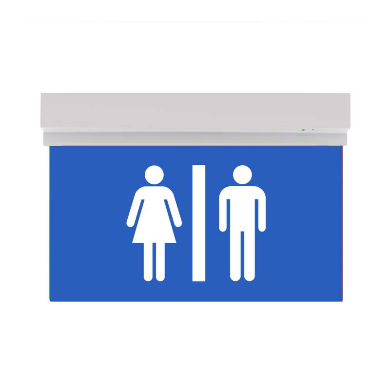 Luz de emergencia LED SIGN Superficie SL111, Blanco frío