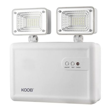 Luz de emergencia LED ROMLUX, Estanca IP65, Industrial, Blanco frío