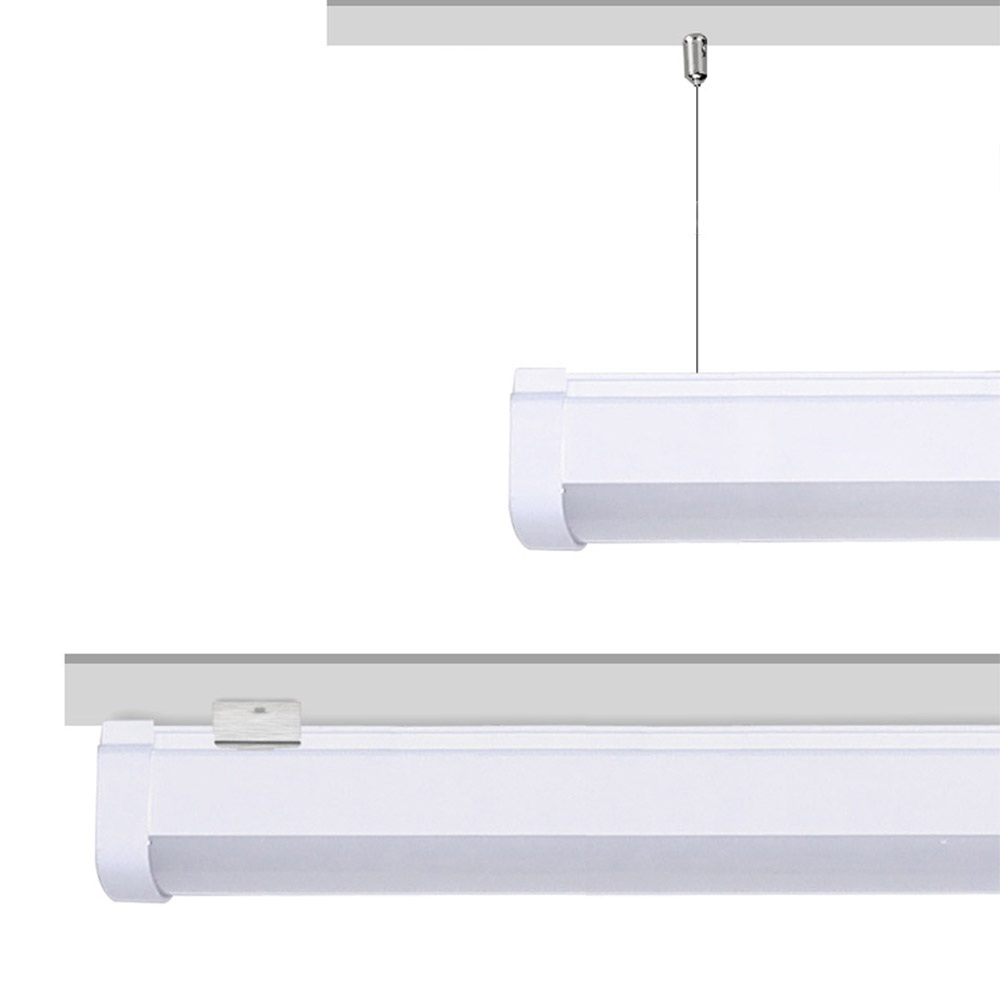 LED lineal, suspendido o superficie, 18W, RGB+CCT, RF, Alexa, SINC. 1m, RGB + Blanco dual, regulable