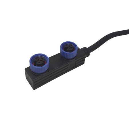 Cable 2xConectores Estancos M15 de 30Cm - 3*0.75 para focos MAX
