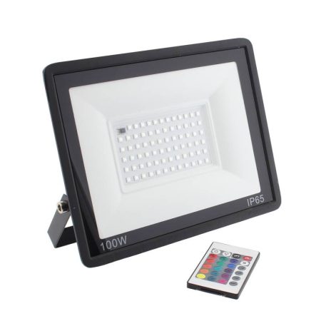 Proyector LED RGB, 100W +  mando a distancia, RGB