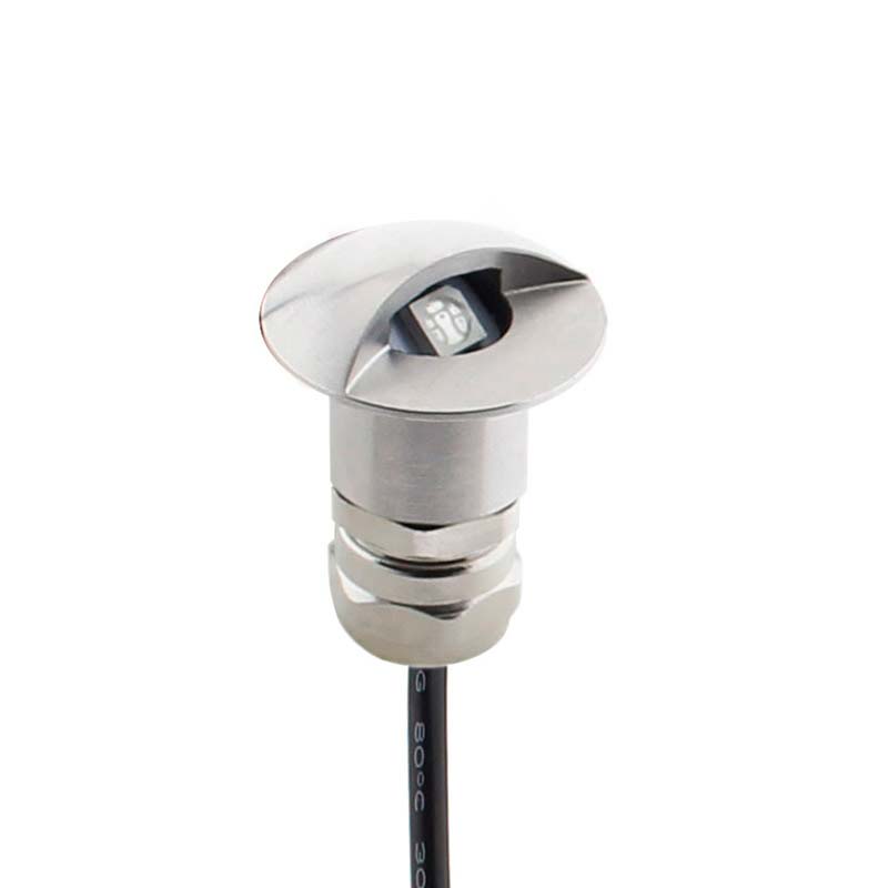 Foco POD LED 1W, RGB, IP67 Acero inox, RGB