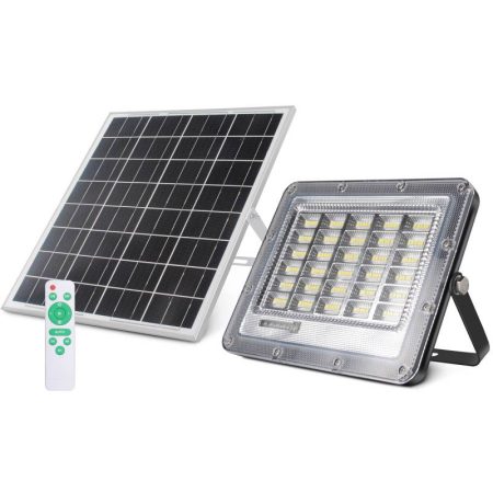 Proyector LED SOLAR PRO Slim 100W Litio 3,2V - 15000mAH, Blanco frío