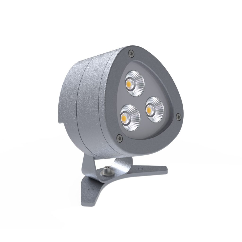 Foco de jardín GARLUX Wall, ChipLed Lumileds, 20W, Blanco cálido