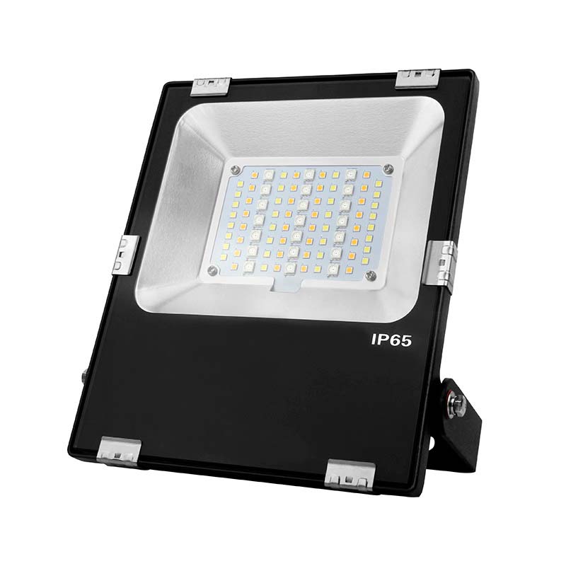 Proyector RGB+CCT Nichia Led, 30W, RF, RGB + Blanco dual, regulable