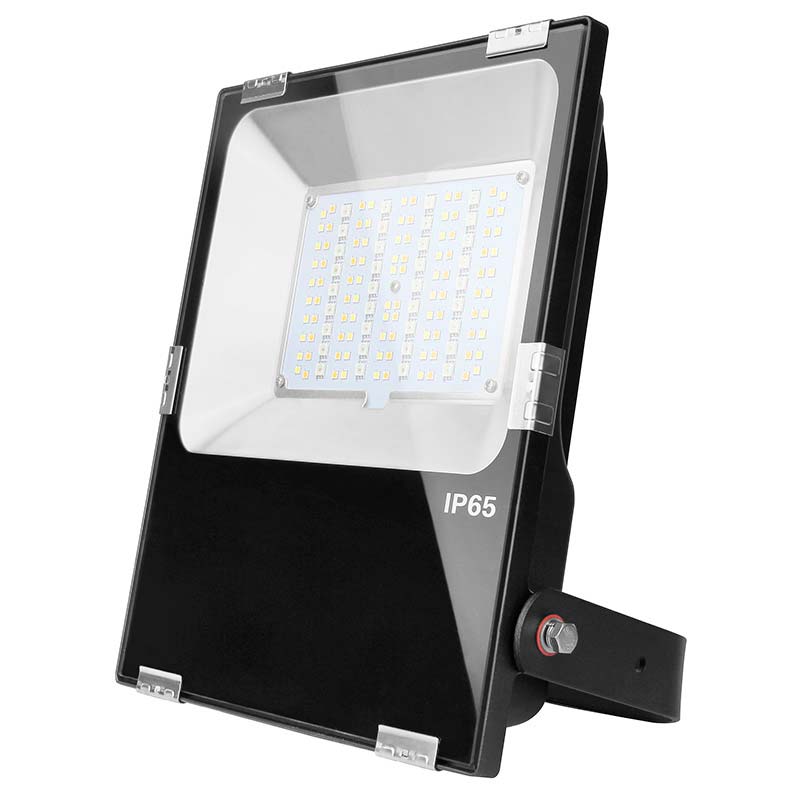 Proyector RGB+CCT Nichia Led, 50W, RF, RGB + Blanco dual, regulable
