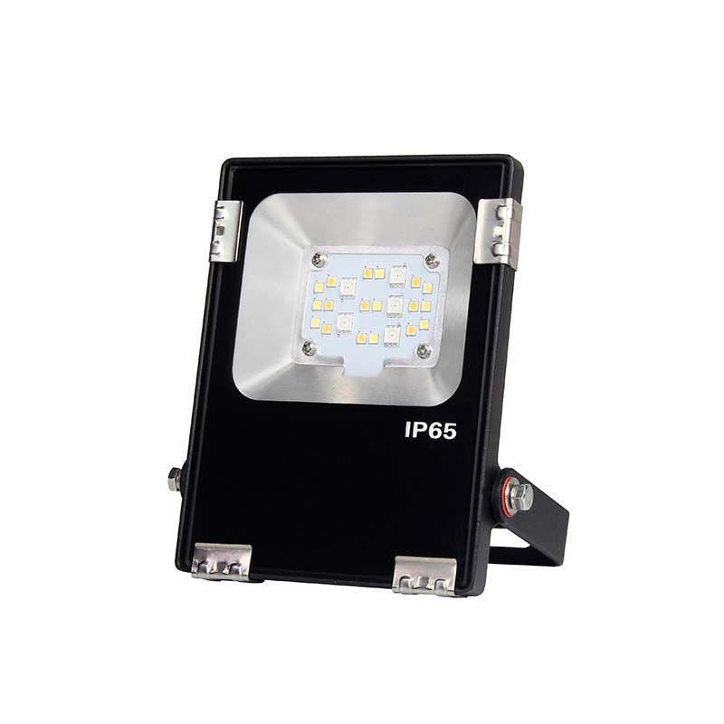 Proyector RGB+CCT Nichia Led, 10W, RF, RGB + Blanco dual, regulable