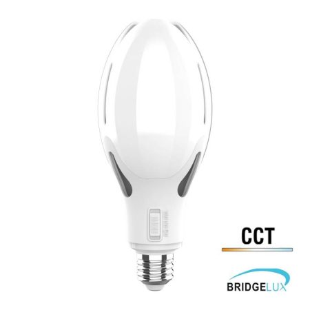 Bombilla LED STREET E27, Chip Bridgelux, 40W, 3CCT, 3000-4000-6000K