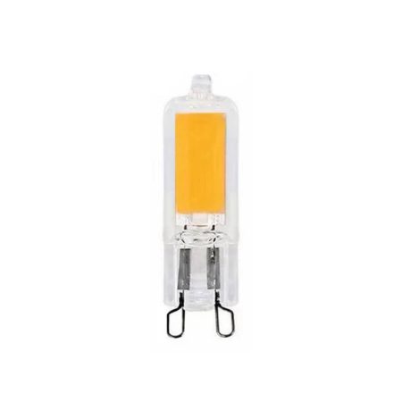 Bombilla G9, COB, 6W, 360º, Blanco cálido