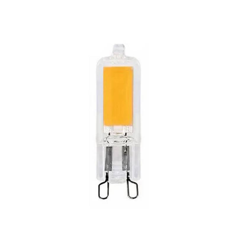 Bombilla G9, COB, 6W, 360º, Blanco cálido