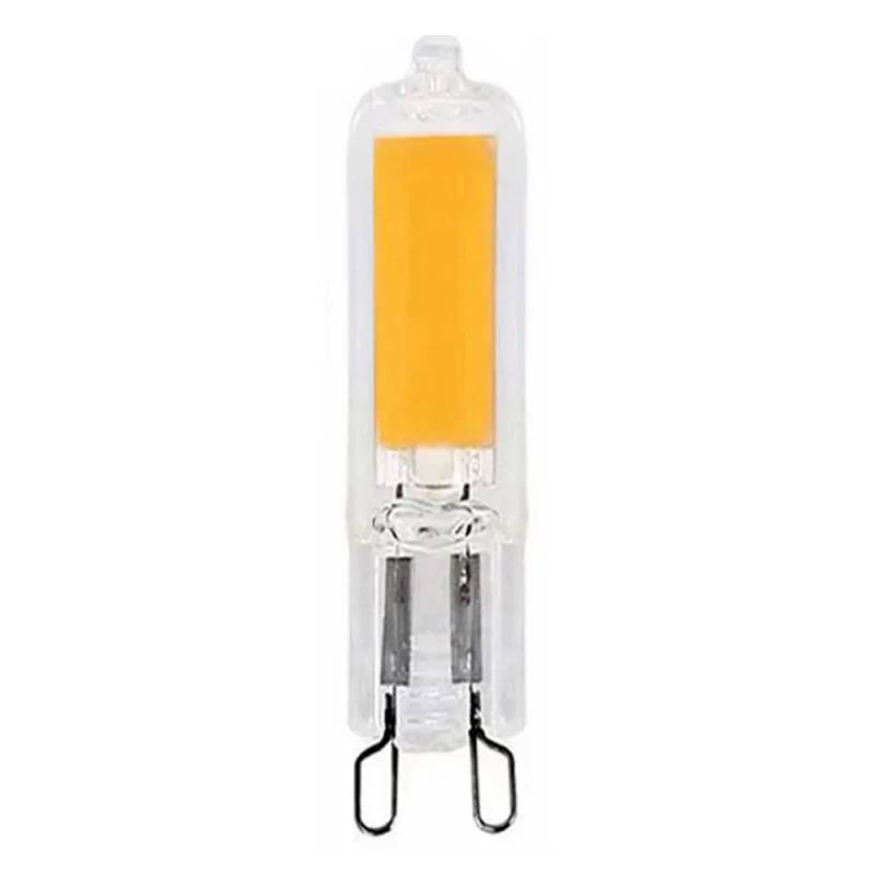 Bombilla G9, COB, 10W, 360º, Blanco cálido