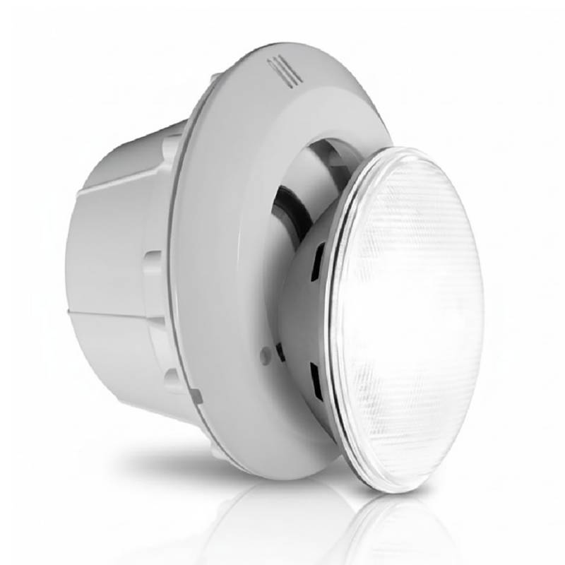 PACK Lámpara LED PAR56 para piscinas, G53, 45W, Acero Inox.+ Housing, Blanco neutro
