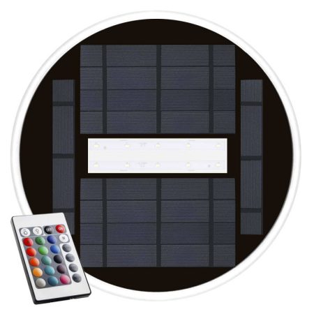 Lámpara LED SOLAR para piscinas Ø309mm,  IP68, 36*02W, RGB, RGB