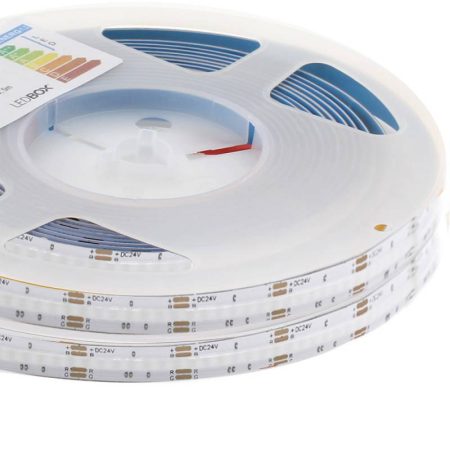 Tira LED RGB COB, DC24V, 5m (768Led/m), 75W, IP20, RGB