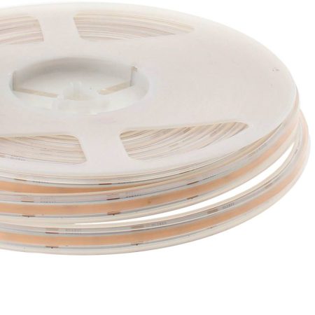 Tira LED Monocolor NEW COB, DC24V, 5m (256Led/m), 50W, IP66, CRI>90, Blanco cálido