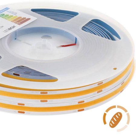 Tira LED Monocolor COB, DC24V, 5m (512Led/m), 60W, IP20, Pan y repostería, Pan y reposteria