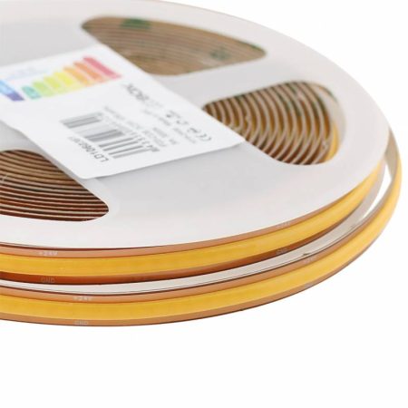 Tira LED Monocolor COB, ChipLed Samsung, DC24V, 5m (528Led/m), 65W, IP20, Corte libre, Blanco cálido