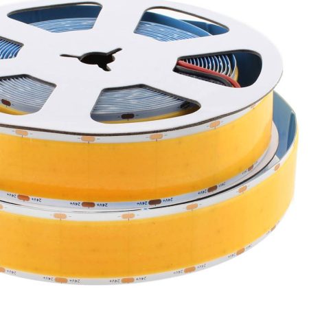 Tira LED COB, ChipLed Samsung, DC24V, 5m (1600Led/m), 200W, PCB 30mm, IP20, Blanco cálido