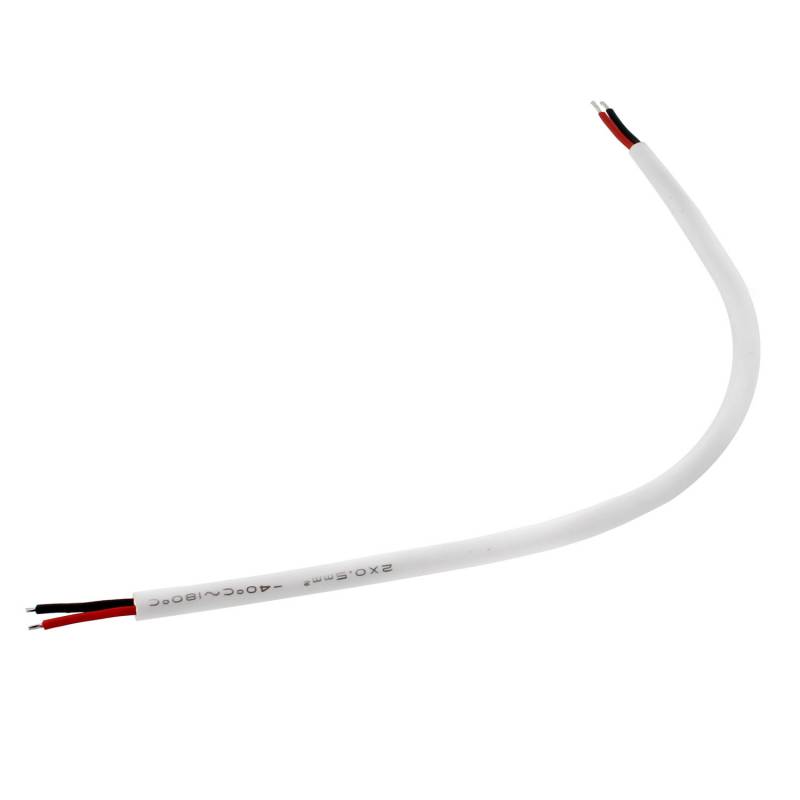 Cable anticalórico de silicona 2x0,50mm, 30 cm