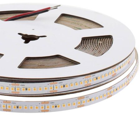 Tira LED Monocolor SMD2025, DC24V, 10 metros (280Led/m), Corte libre, 120W, IP20, Blanco cálido