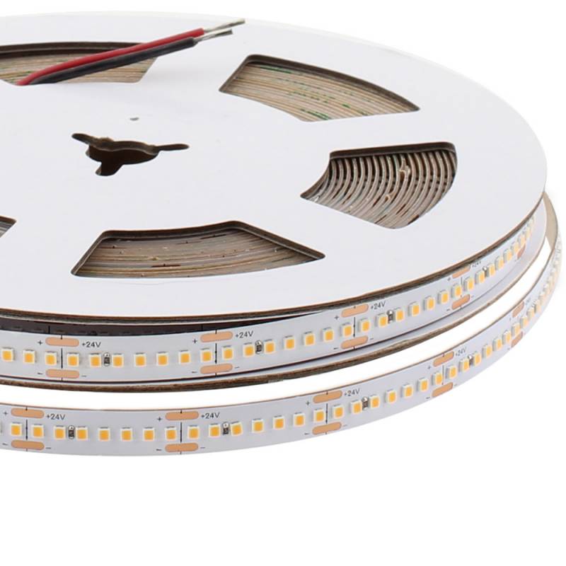 Tira LED Monocolor SMD2025, DC24V, 10 metros (280Led/m), Corte libre, 120W, IP20, Blanco neutro
