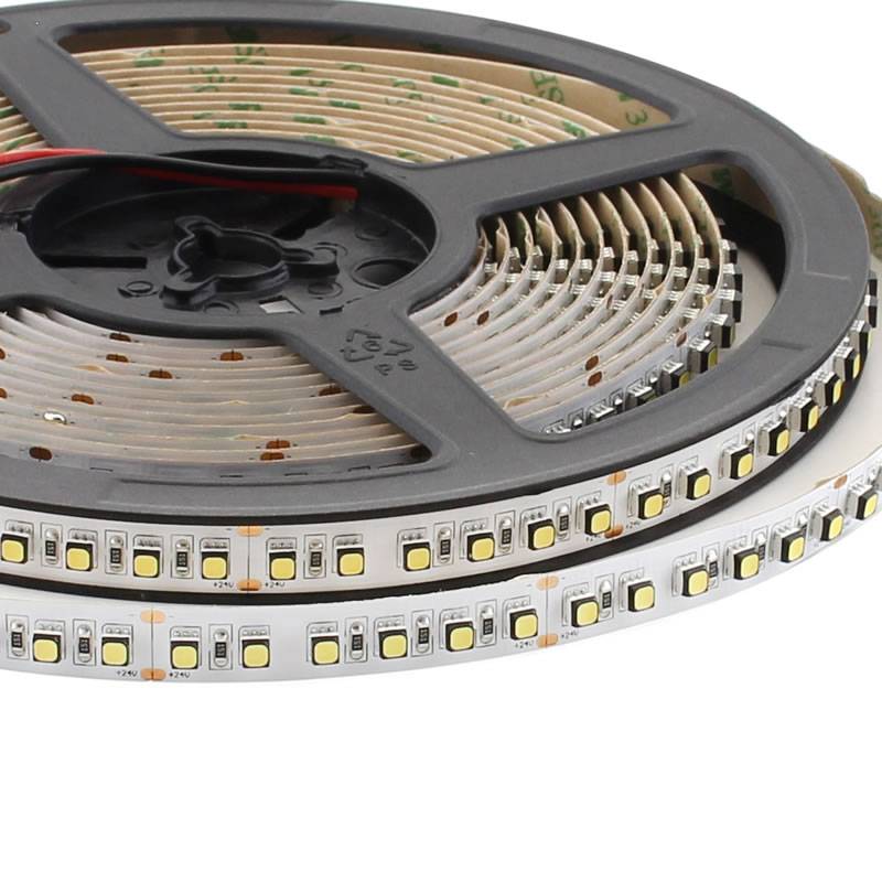 Tira LED Monocolor HQ SMD3535, ChipLed Samsung, DC24V, 5m (120Led/m),170W, IP20, Blanco neutro