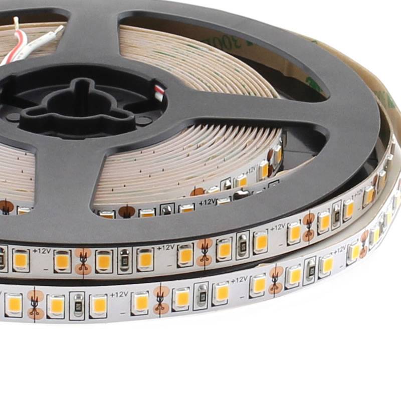 Tira LED Monocolor SMD2835, ChipLed Samsung, DC24V, 5m (120Led/m), 100W, IP20, Ambar