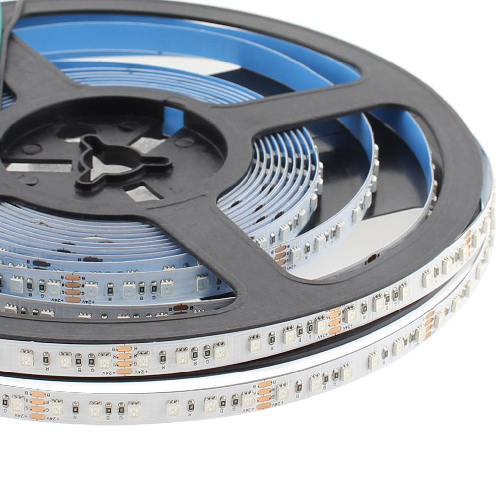 Tira LED SMD2835, ChipLed Samsung, RGB, DC24V, 5m (120Led/m) - IP65, RGB