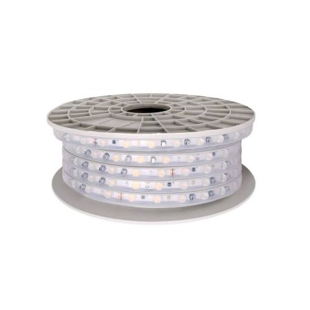 Tira LED 220V WALL WASHER 30º, 16*20mm, 12,5W/m, 10 metros, IP67, 25cm corte, Blanco cálido
