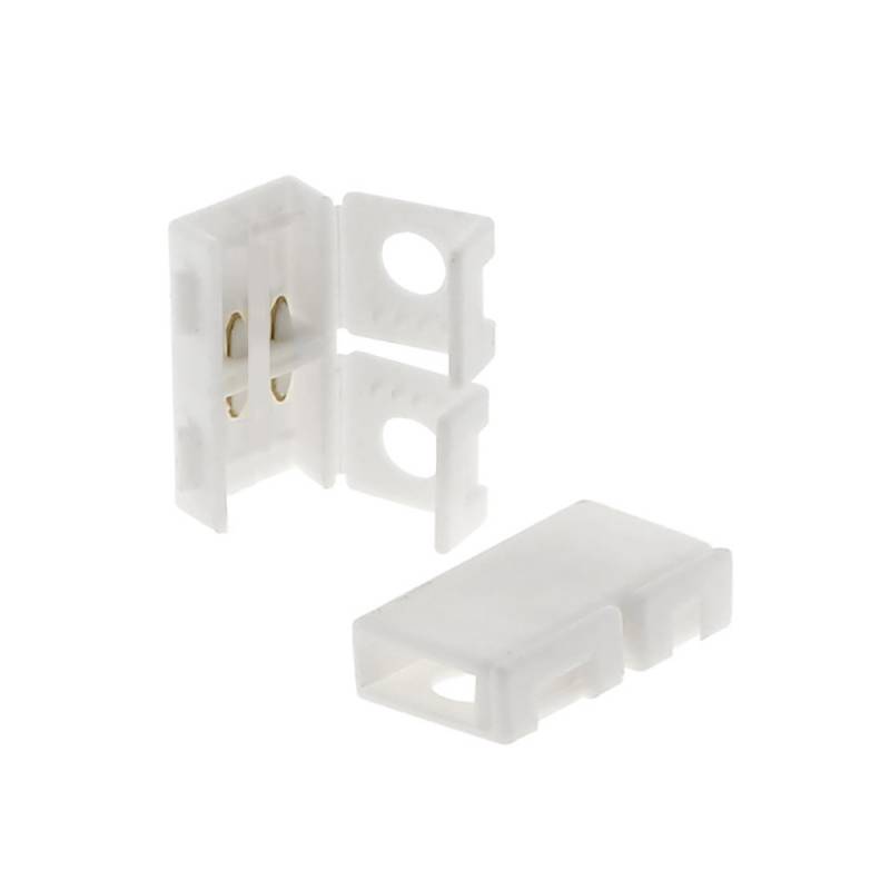 Unión intermedia para tira led 220V SMD/COB,13x6mm, PCB 11mm, con conectores rápidos