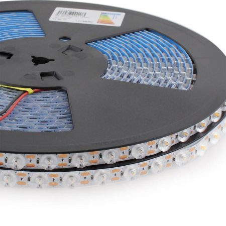 Tira LED DC24V, lente 170º LightBOX, 10 metros, 150W, IP20, 2cm corte, Blanco cálido 2700K