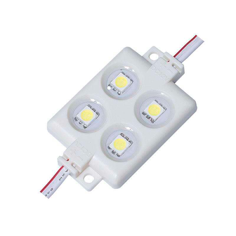 Módulo Led DC12V, 4xSMD5050, 1,44W, Blanco frío