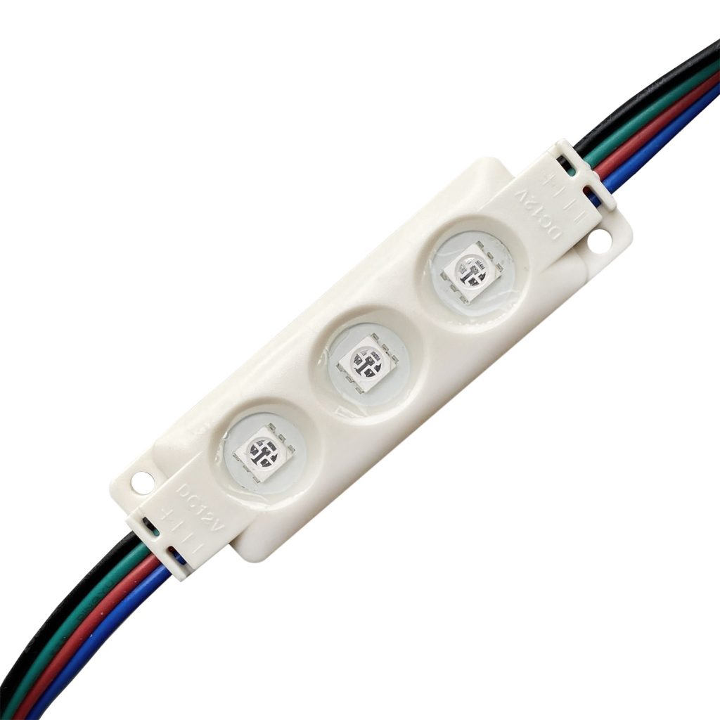 Módulo Led DC12V, RGB 3xSMD5050, 0,72W, RGB