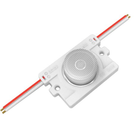 Módulo Led 1xSMD3535, lente 10*30°, DC12V, 2.4W, IP65, Blanco frío