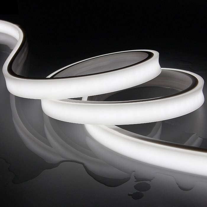 Led NEON Flex, 25*15mm, DC24V, 240Led/m, 5m, Blanco cálido