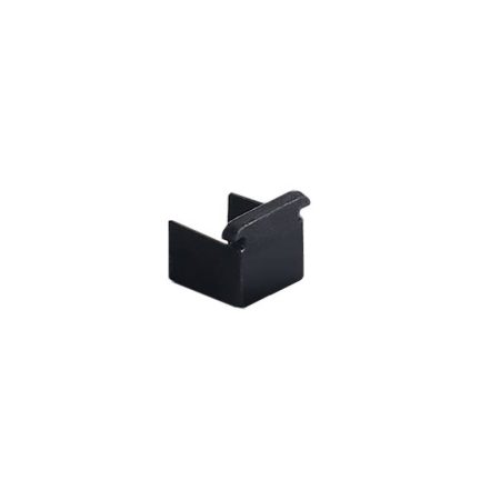 Tapa final NEON silicona 10x10mm negra